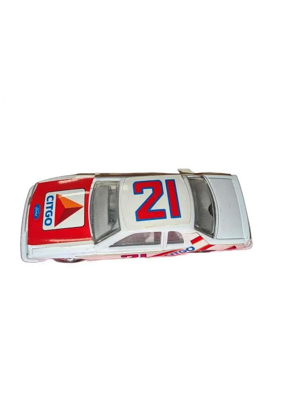 CITGO #21 White and Red Diecast Model Race Car